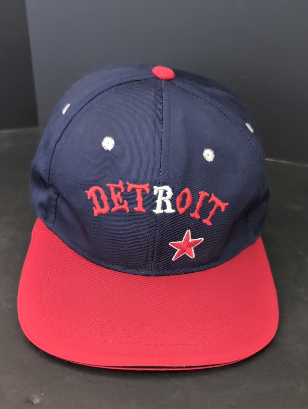 2024 Comerica Park, Detroit Stars Red/Blue Baseball Cap.